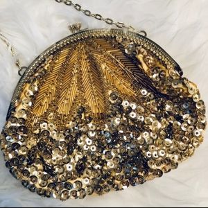 IN SEARCH OF!! Vintage gold hand beaded art deco